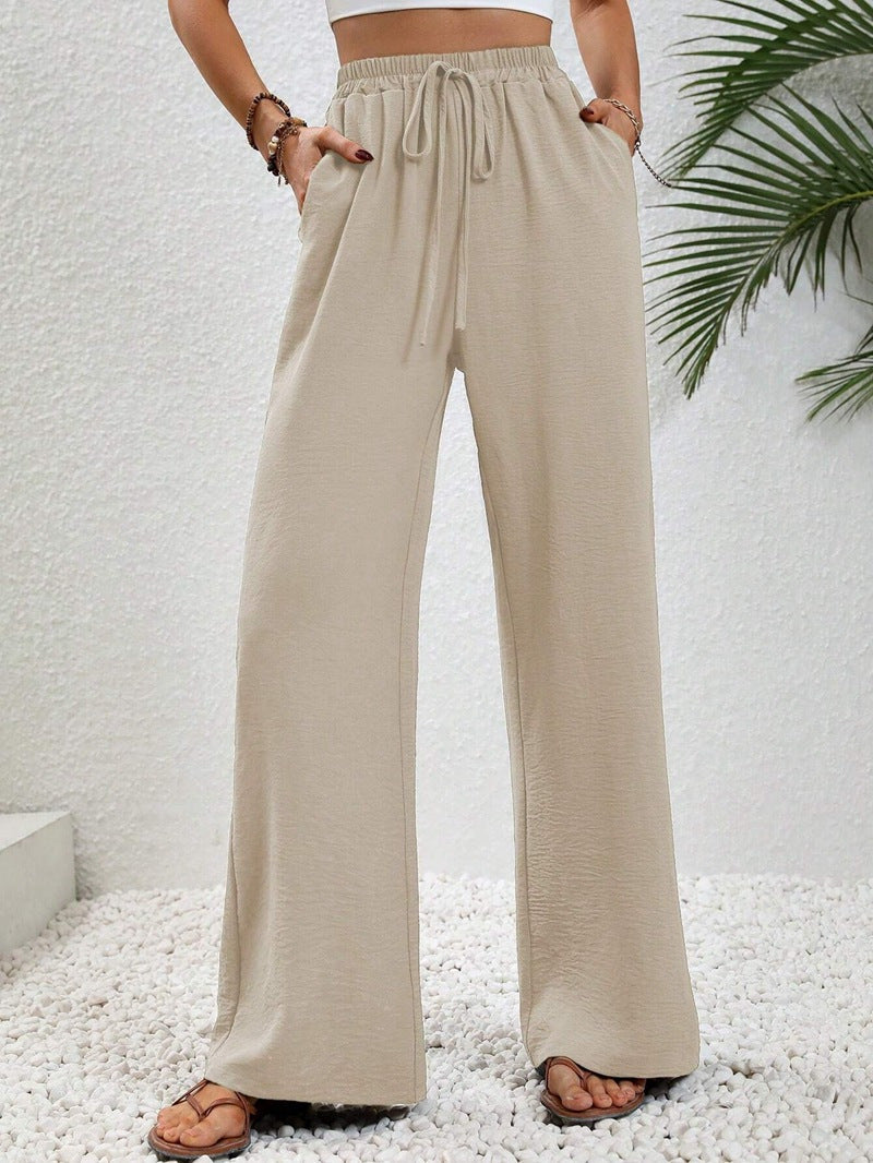 NIKU™ - Casual Wide Leg Drawstring Pants