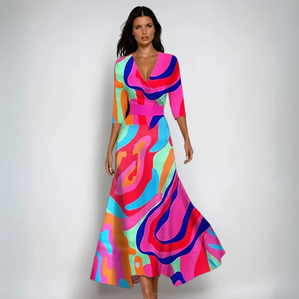 luxury floral dress Emily