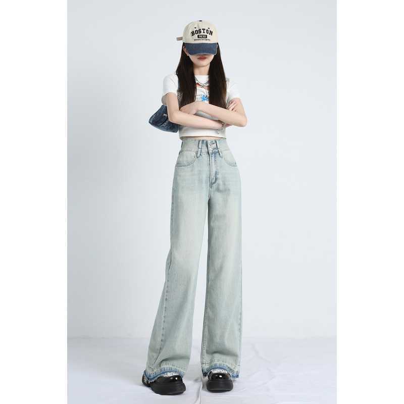 MAVINA™ – Summer Loose Fit Hem Jeans